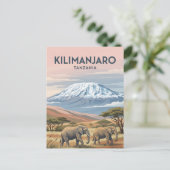 Mount Kilimanjaro, Moshi, Kilimanjaro ポストカード (スタンド正面)