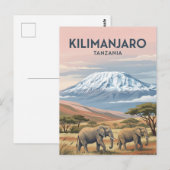 Mount Kilimanjaro, Moshi, Kilimanjaro ポストカード (正面/裏面)