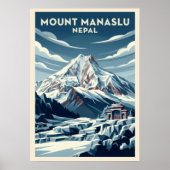 Mount Manaslu Nepal V02 ポスター (正面)
