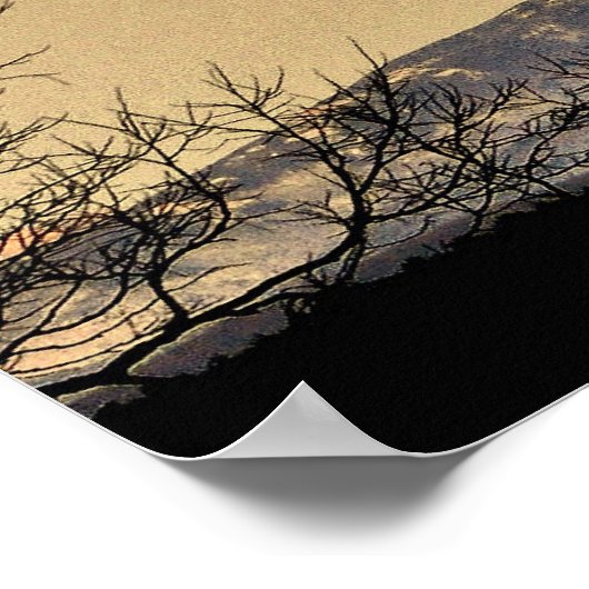 Mount Mansfield, Vermont ポスター (角)