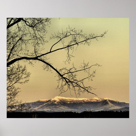 Mount Mansfield, Vermont ポスター (正面)