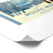 Mount Marcy New York ski resort  ポスター (角)