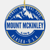 Mount Mckenley Denali National park  セラミックオーナメント (裏面)