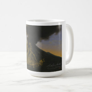 "Mount Merapi op Java" Koffiemok van Raden Saleh® コーヒーマグカップ
