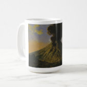 "Mount Merapi op Java" Koffiemok van Raden Saleh® コーヒーマグカップ (正面左)