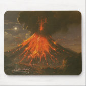 "Mount Merapi op Java" Raden Saleh® Muismat マウスパッド (正面)