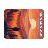 Mount Monadnock New Hampshire Travel マグネット (横)