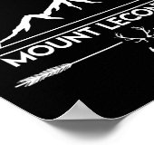 Mount Mt Leconte Smoky Mountains Tennessee Hiking  ポスター (角)