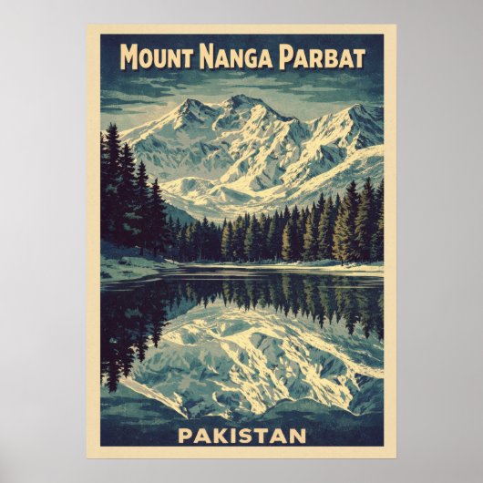 Mount Nanga Parbat V01 ポスター (正面)