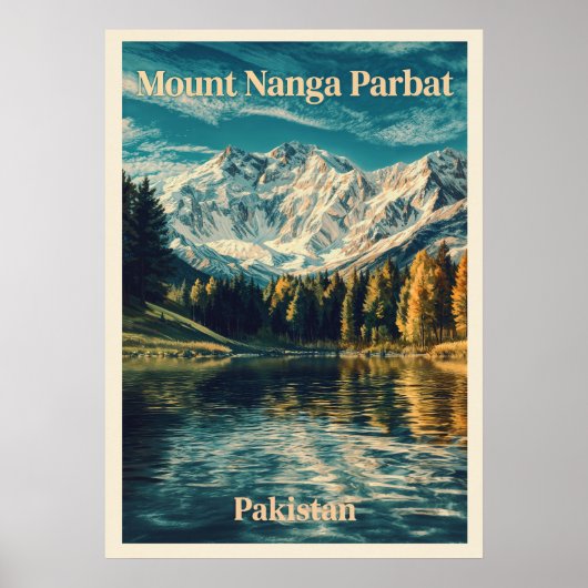 Mount Nanga Parbat V03 ポスター (正面)