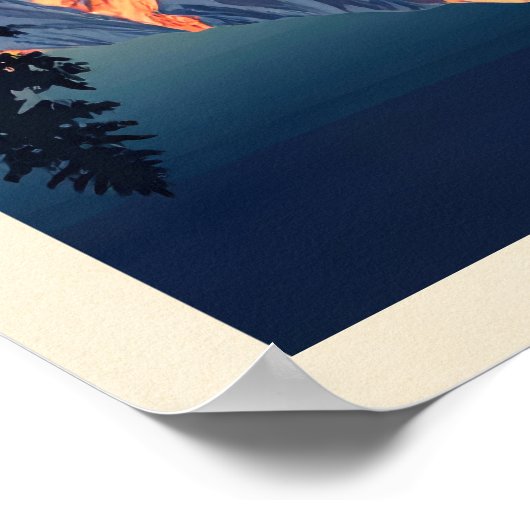 Mount Nanga Parbat V04 ポスター (角)