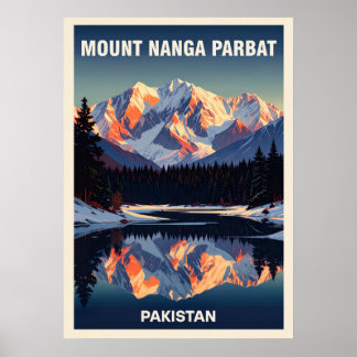 Mount Nanga Parbat V04 ポスター
