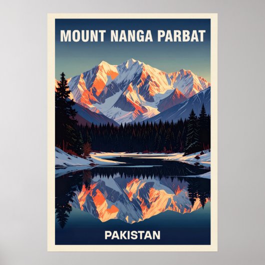 Mount Nanga Parbat V04 ポスター (正面)