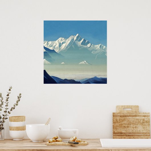 “Mount of Five Treasures” by Nicholas Roerich ポスター (キッチン)