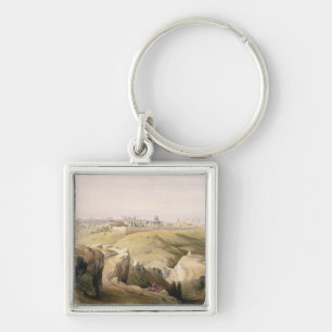 Mount of Olivesからのエルサレム、1839年4月8日 キーホルダー