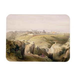 Mount of Olivesからのエルサレム、1839年4月8日 マグネット