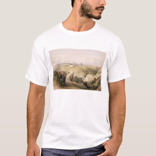 Mount of Olivesからのエルサレム、1839年4月8日 Tシャツ (正面)