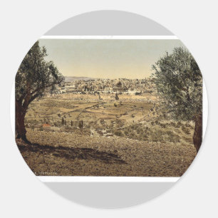 Mount of Olivesから、一般的な見解、エルサレム、 ラウンドシール