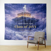 Mount Olympus Class Graduation Banner, Custom Prom タペストリー (インサイチュ(横))