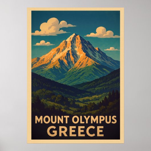 Mount Olympus Greece V01 ポスター (正面)