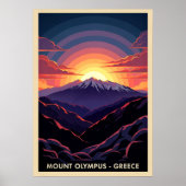 Mount Olympus Greece V03 ポスター (正面)