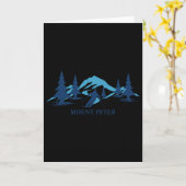 Mount Peter New York Ski Resort Skiing Skier  カード (黄色い花)