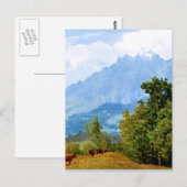 Mount Pilatus, famous artwork by Albert Bierstadt ポストカード (正面/裏面)