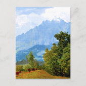 Mount Pilatus, famous artwork by Albert Bierstadt ポストカード (正面)