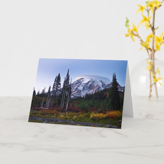 Mount Rainier カード (黄色い花)