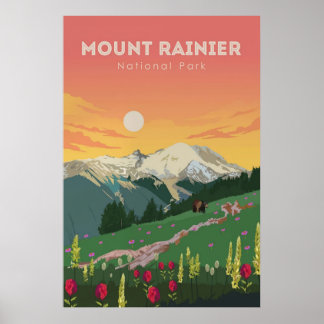 Mount Rainier ポスター