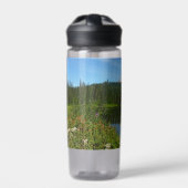 Mount Rainier Lake Reflection with Wildflowers ウォーターボトル (正面)