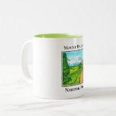 Mount Rainier National Park ツートーンマグカップ (正面左)