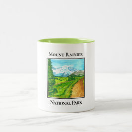 Mount Rainier National Park ツートーンマグカップ