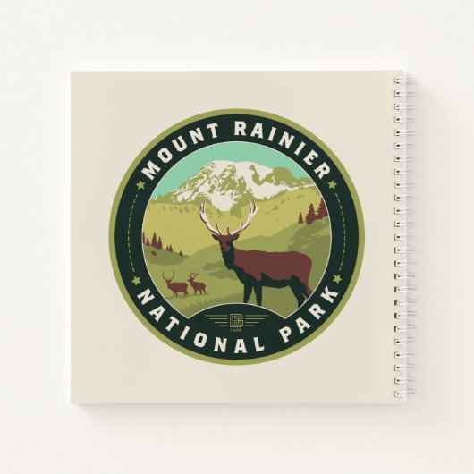Mount Rainier National Park ノートブック (裏面)