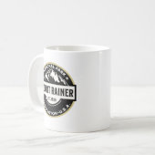 Mount Rainier National Park Alpine Logo コーヒーマグカップ (正面左)