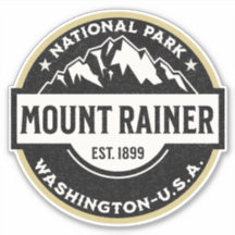 Mount Rainier National Park Emblem