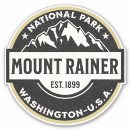 Mount Rainier National Park Emblem シール