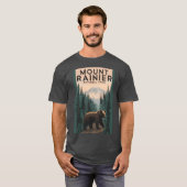 Mount Rainier National Park girl Tシャツ (正面フル)