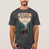 Mount Rainier National Park girl Tシャツ (正面)