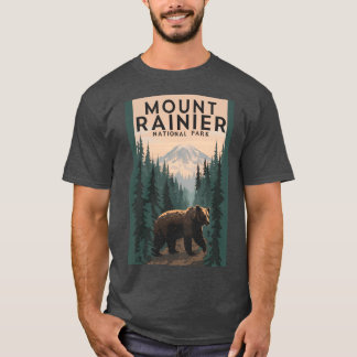 Mount Rainier National Park girl Tシャツ