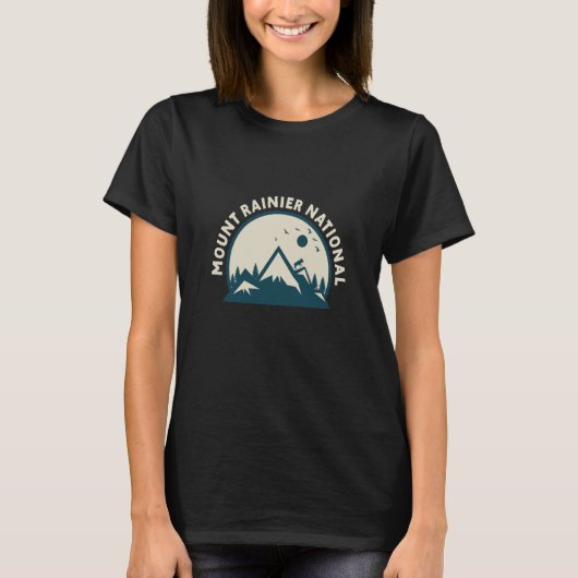 Mount Rainier National Park Hiking Vacation  17 Tシャツ (正面)