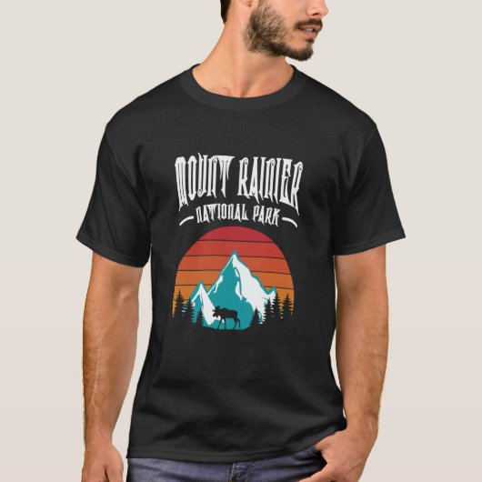 Mount Rainier National Park Hiking Vacation  1 Tシャツ (正面)