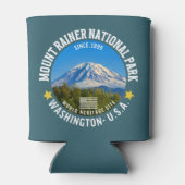 Mount Rainier National Park - Mountain Adventure 缶クーラー (裏面)