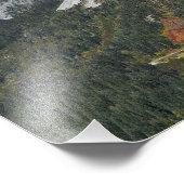 Mount Rainier National Park Scenic Canyon フォトプリント (角)