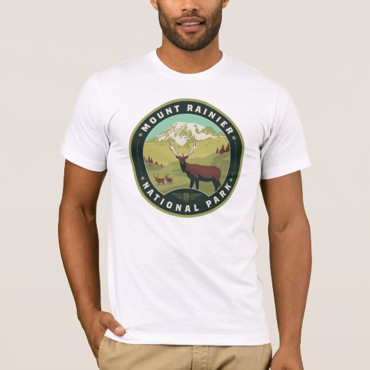 Mount Rainier National Park Tシャツ (正面)