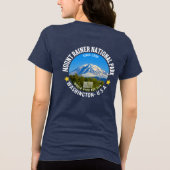Mount Rainier National Park – Washington トライブレンドＴシャツ (裏面)
