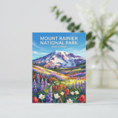 Mount Rainier National Park Washington ポストカード (スタンド正面)