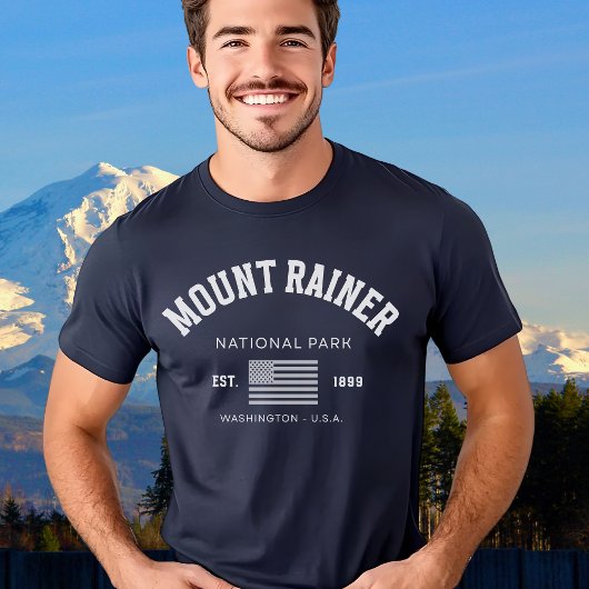 Mount Rainier National Park – Washington Hiking Tシャツ