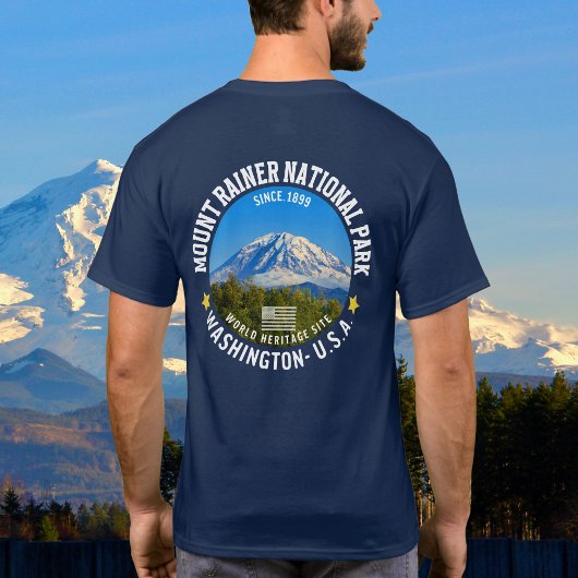 Mount Rainier National Park – Washington Hiking Tシャツ