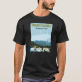 Mount Rainier National Park Washington Poster Tシャツ (正面)